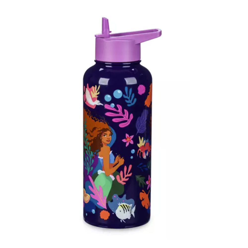 32oz Stainless‎ Steel Water Bottle with Built-in Straw Live Action Movie-NEW